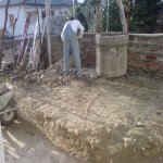 Rušenje zida sjenice.